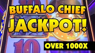 Buffalo Chief Jackpot OVER 1000X [upl. by Amabelle185]