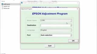 RESET EPSON L395 [upl. by Asirrak]