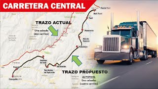 NUEVA CARRETERA CENTRAL Desafíos para construir la nueva carretera más importante del Perú [upl. by Jefferson619]