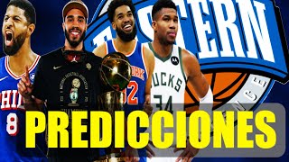 Celtics ARRIBA ✅ Knicks y 76ers CON TODO🔥 Bucks 🤔 Heat 👀 PREDICCIONES NBA CONFERENCIA ESTE 202425 [upl. by Rehctelf]