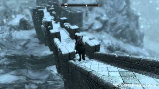 Skyrim Horse Glitches Thalmor Embassy [upl. by Ecirrehs]