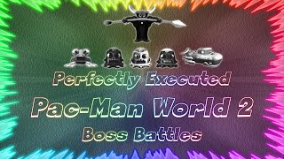 PacMan World 2 ★ Perfectly Executed Boss Battles [upl. by Kohn]