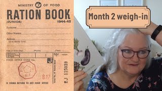 Month 2 Weight Loss on a Wartime Diet  WW2 England [upl. by Notnert]