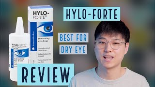 HYLOFORTE EYE DROP REVIEW not sponsored  Best eye drop  artificial tears for dry eye [upl. by Hulda]