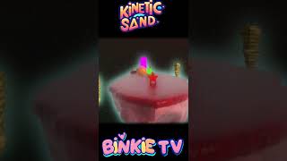 quotLearn Shapes 🔺🔵 Kinetic Sand Smash Funquot kineticsand kineticsandplay [upl. by Allain]