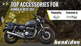 TOP ACCESSORIES FOR HONDA HIGHNESS CB350  Bandidos PITSTOP [upl. by Barton197]