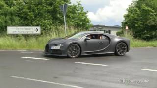 Bugatti Chiron Prototype Vehicle on the Nürburgring  Part 1 [upl. by Ayouqat]