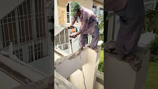 Jackhammer vs Concrete Beam [upl. by Eanat]