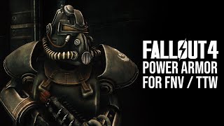 Fallout 4 Power Armors  Fallout New Vegas Mod [upl. by Nagap]