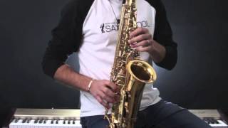 Saxophone Lesson  quotIn The Mood Sax Solo and Endingquot  Alto Sax [upl. by Averir]