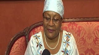 Déclaration de la Première Dame Aminata Maïga KEITA du Mali à son arrivée en Côte dIvoire [upl. by Chelsie]