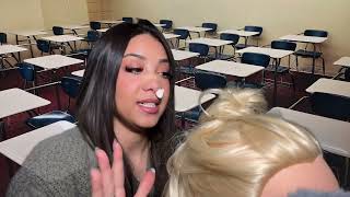 ASMR Hot Cheeto Girl Plays With Your Hair In Class 🌶️💆🏻‍♀️ [upl. by Fein109]