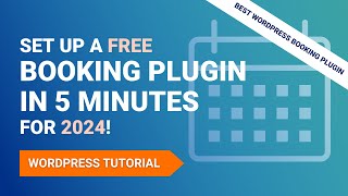 How to Set Up a FREE WordPress Booking Plugin in 5 Mins  Simply Schedule Appointments [upl. by Novyat]