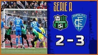 Sassuolo Empoli 23  Incredibile gol nel finale show incredibile ma ora Dionisi rischia grosso [upl. by Lagas128]