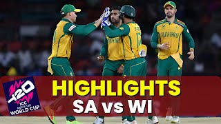 SA vs WI Match Highlights  West Indies vs South Africa Match Highlights  T20 World Cup 2024 [upl. by Octave]