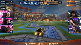 GarrettG hits an amazing redirect  NRG vs BDS Grand Finals  RLCS Fall Major [upl. by Rohclem]