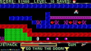 Dangerous Dave  level 110  4 warp zones [upl. by Meredithe]