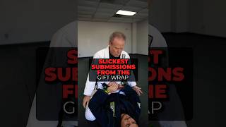 Slickest SUBMISSIONS from the gift wrap ⬆️ mma fightsports martialarts jiujitsu [upl. by Aiksa]