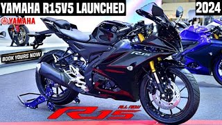 Finally Yamaha R15V5 Model Launched In India ✅ 2024 New Bikes Launch in indiaYamaha R15 2024 [upl. by Etteyafal]