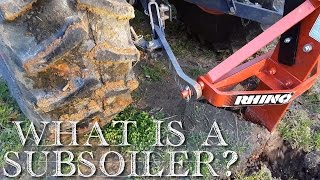 How to Use a Subsoiler [upl. by Lusty]