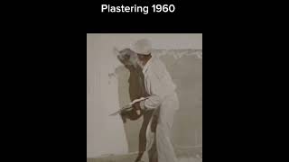 Old school lime plastering [upl. by Eehc363]