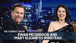 Ewan McGregor and Mary Elizabeth Winstead talk Star Wars Meeting Grogu and A Gentleman in Moscow [upl. by Euginom]