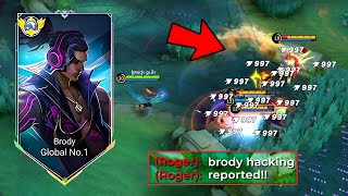 WTF DAMAGE GLOBAL BRODY BEST 1 HIT BUILD 2024 recommended build and emblem  MLBB [upl. by Yesiad]