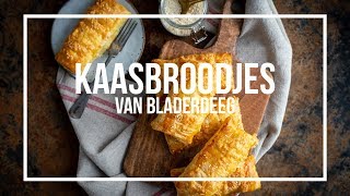 Kaasbroodjes van bladerdeeg  OhMyFoodness [upl. by Anitnamaid526]