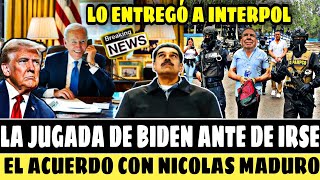 DE ÚLTIMA HORA LA JUGADA DE BIDEN CONTRA TROMP ANTES DE DEJAR EL PODER Y EN APOYO A MADURO [upl. by Notsniw]