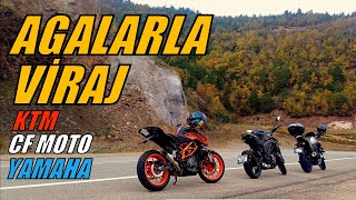 AGALARLA TAKILDIK  VİRAJ YAPTIK  CF MOTO NK 250 [upl. by Nevur294]