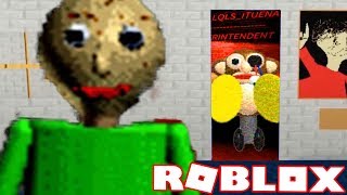 PLAYING AS BALDI AND UNLOCKING A SECRET ROOM  Baldis Basics in Education and Learning ROBLOX [upl. by Rafaelita]