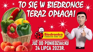 BIEDRONKA  Nowa Oferta Promocyjna od Poniedziałku 24072023  To się w Biedronce Teraz Opłaca [upl. by Novi789]