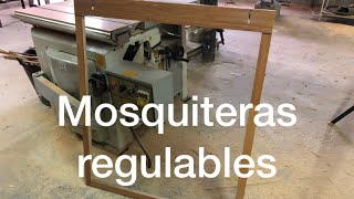 Como hacer mosquiteras de madera regulables [upl. by Conal]