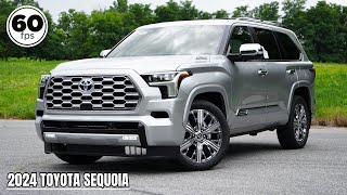 2024 Toyota Sequoia Review  Toyotas LARGE Luxury SUV [upl. by Dinah]