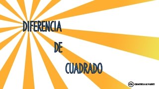 Factoreo de polinomios Caso 4 Diferencia de CuadradosGraciela Alvarez [upl. by Pressey]