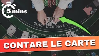 Come Contare le Carte a Blackjack ♠️ Guida Veloce [upl. by Hescock]