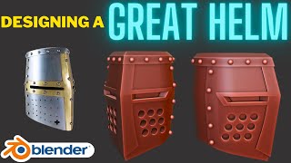 Designing a Great Helmet in Blender [upl. by Eissen]