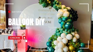 DIY Balloon Garland  Balloon Tutorial [upl. by Syl]