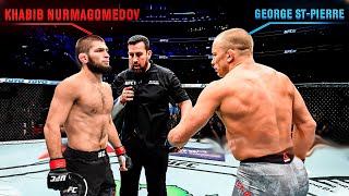 Legendary Fight Khabib Nurmagomedov vs George StPierre  UFC amp Grappling [upl. by Araas819]