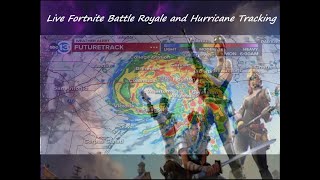 Live Fortnite and Hurricane Beryl Tracking [upl. by Oraneg231]