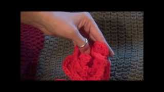 How to Crochet a Rose [upl. by Enahs494]