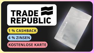 Das ist die neue TRADE REPUBLIC KARTE  Alle Infos ❗ [upl. by Eeneg505]