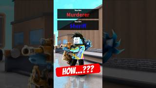 SHERIFF and MURDERER in MM2 Roblox roblox mm2 murdermystery2 [upl. by Sucramad]