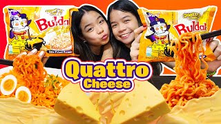 ASMR Quattro Cheese SPICY NOODLES  Samyang Quattro Cheese [upl. by Marga]