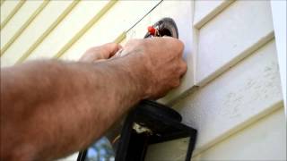 How to Remove Exterior Light Fixture Video [upl. by Fidellas643]