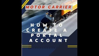 How to create an FMCSA Portal account [upl. by Redman229]