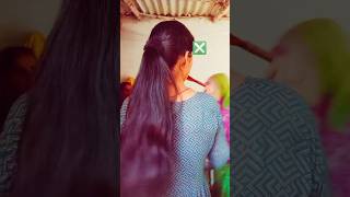 Single choti hairstyle hairstyle hair shorts viralreels [upl. by Ellenwahs]