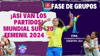 Resultados del mundial sub20 femenil football soccer futebol mundial colombia football [upl. by Medovich]