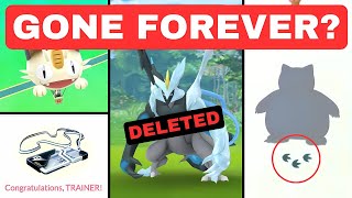 24 Things That DISAPPEARED From Pokémon GO [upl. by Hibbs629]