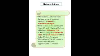 National Identity Elements National Symbol GreaThings GS for ALL Exams [upl. by Tucker]